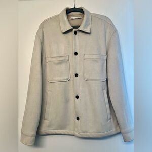 Zara Faux Suede Jacket Medium